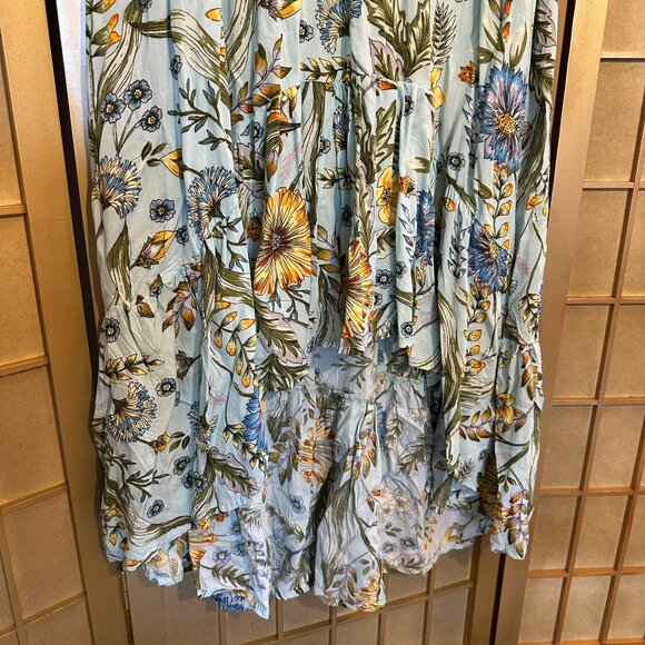 Abel The Label Maya Floral Smocked Midi Maxi Hi Lo Dress - Medium NWT - Picture 5 of 10